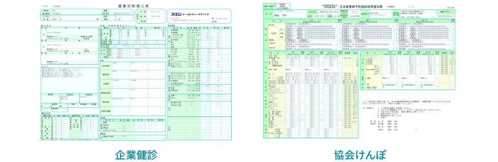 企業健診・協会けんぽ